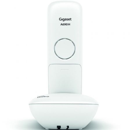 Gigaset A690 Teléfono Inalámbrico DECT Blanco con Manos Libres, Pantalla Grande, Bloqueo de Llamadas y Agenda para 100 Contactos - ECO DECT Gigaset A690 Teléfono Inalámbrico DECT Blanco con Manos Libres, Pantalla Grande, Bloqueo de Llamadas y Agenda para 100 Contactos - ECO DECT